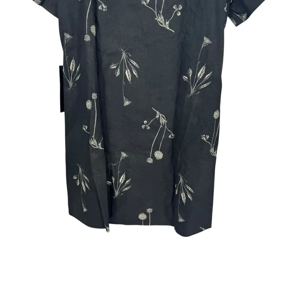Tuckernuck NEW Black Meadow Rue Marley Collared Cotton Mini Dress Size XL - Picture 9 of 11